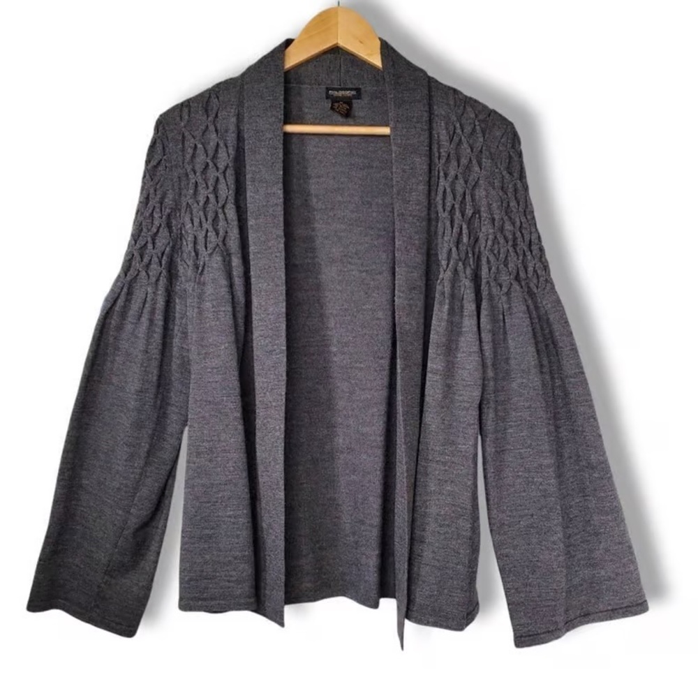 Philosophy Charcoal Cardigan Sweater